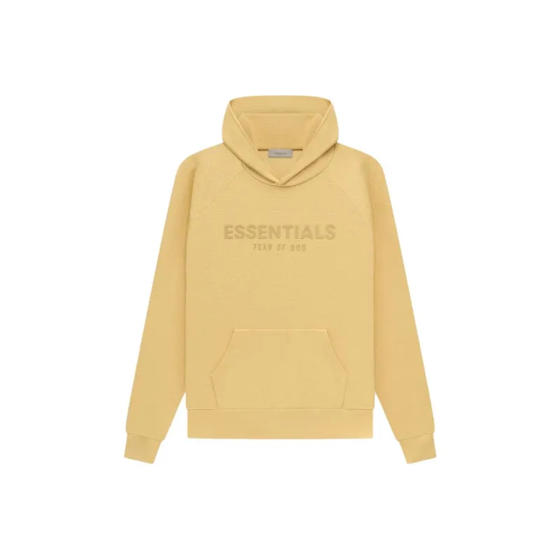 Fear Of God Essentials Waffle Raglan Hoodie-0