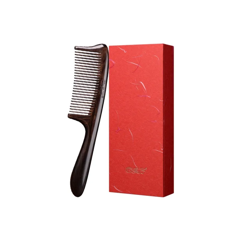 XIXIZI Ebony Comb High End Gift Box Fine Tooth Comb Hair Care-0