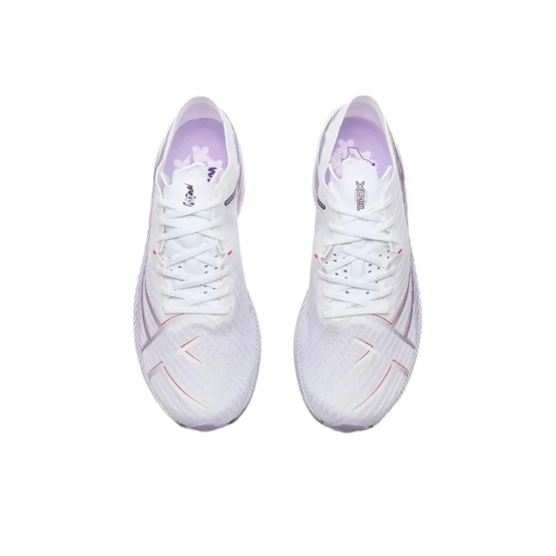 XTEP 160X 6.5 Slip Resistant Coverage Low Top Casual Running Shoes Men's White Purple-3