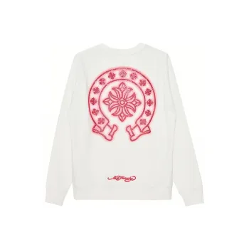 Ed Hardy SS24 Sweatshirt Men's White