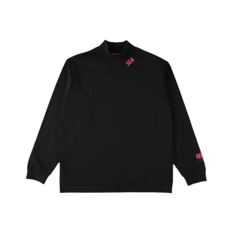 WIND AND SEA T Shirt Unisex Black Pink-0