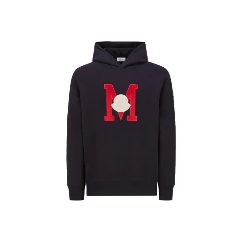 Moncler Logo Embroidered Long Sleeved Hoodie
