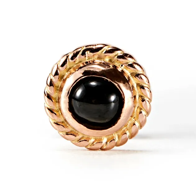 GOD SUNS 18K Gold Stud Earrings Unisex-1