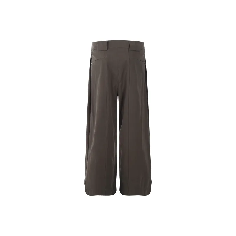 HEIYIXIANSHENG Suit Trouser Unisex Dark Brown-2
