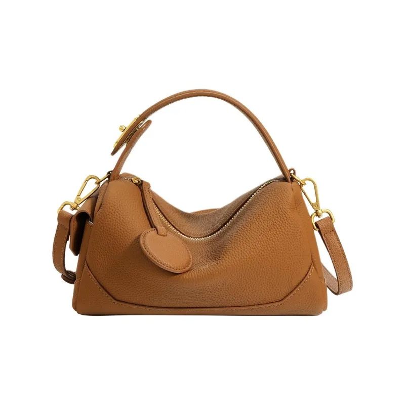 H YXIANG Cow Leather One Shoulder Handbags Women's Multicolor-4