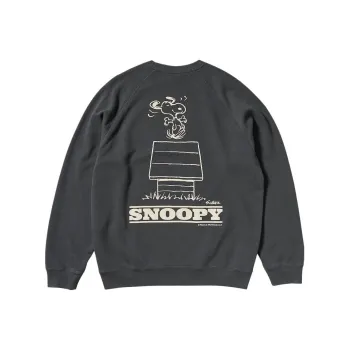 UNIQLO X PEANUTS Co branded Series Sweatshirt Unisex Dark Gray