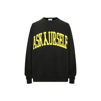Askyurself Sweatshirt Unisex Black