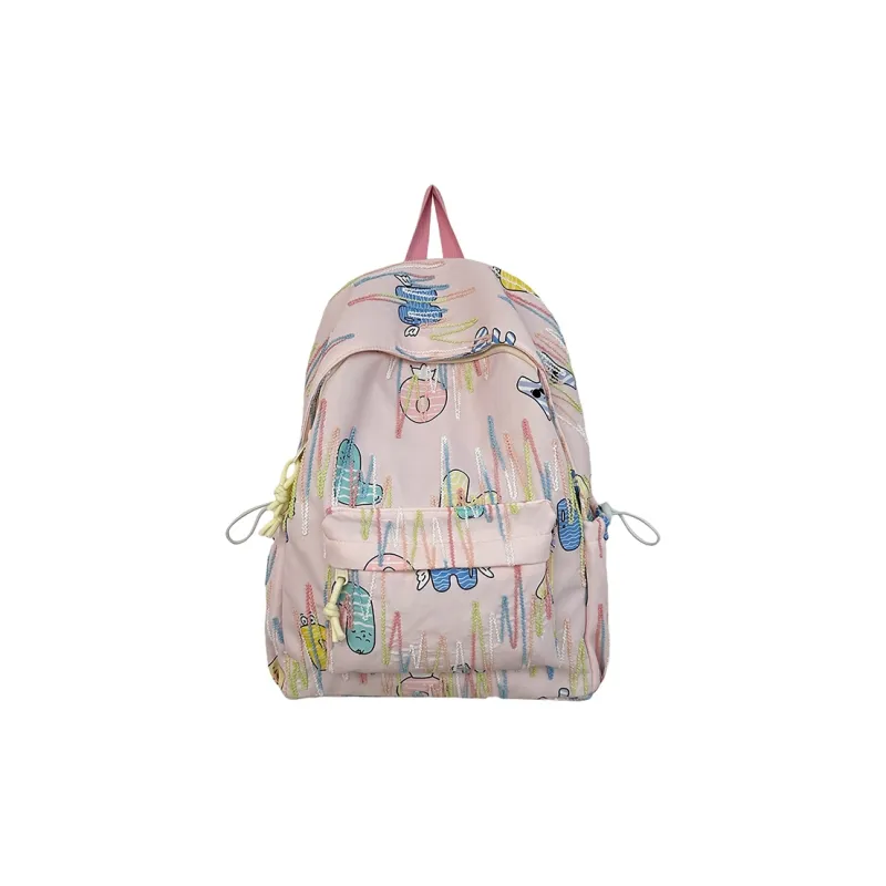 SUN EARTH &U Nylon Backpack Unisex Multicolor-1