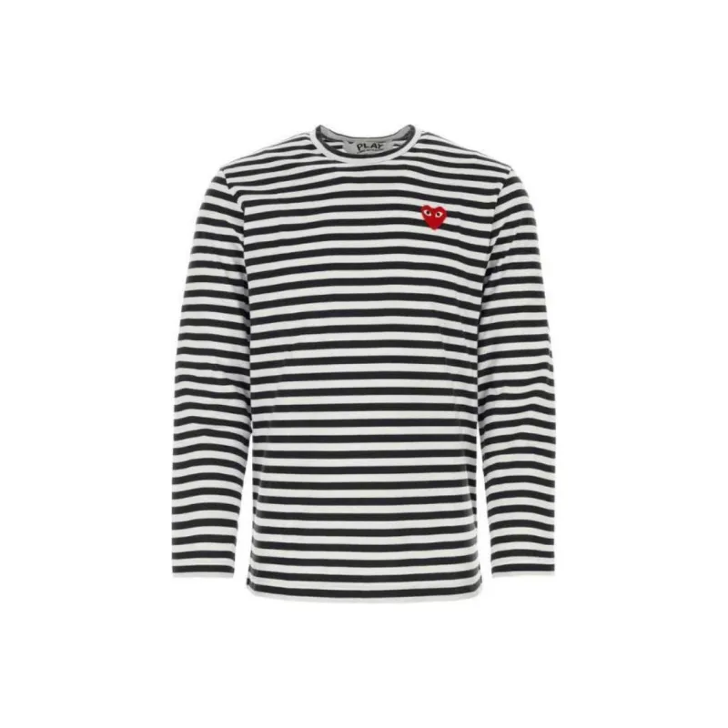 CDG Play T Shirts Men Black-0