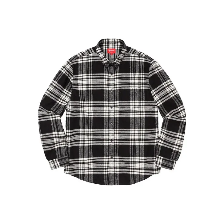 Supreme Tartan Flannel Shirt-0