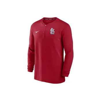 Nike St. Louis Cardinals Authentic Collection Game Time Men's Nike Dri-FIT Mlb 1/2-Zip Long-Sleeve Top