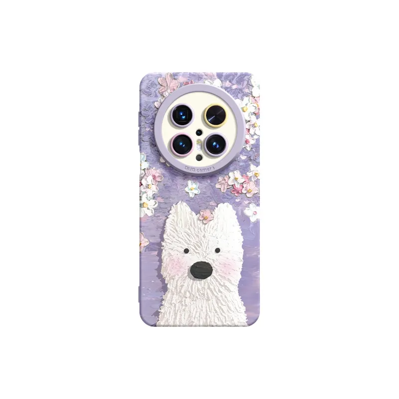 I Create My Art Silicone Material Spring West Highland Compatibility  Huawei Mate 30/40/50/60/70 Collection-9