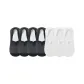 [7 Pack/Extra Thin Anti-Tear]4 Pairs Black+3 Pack White