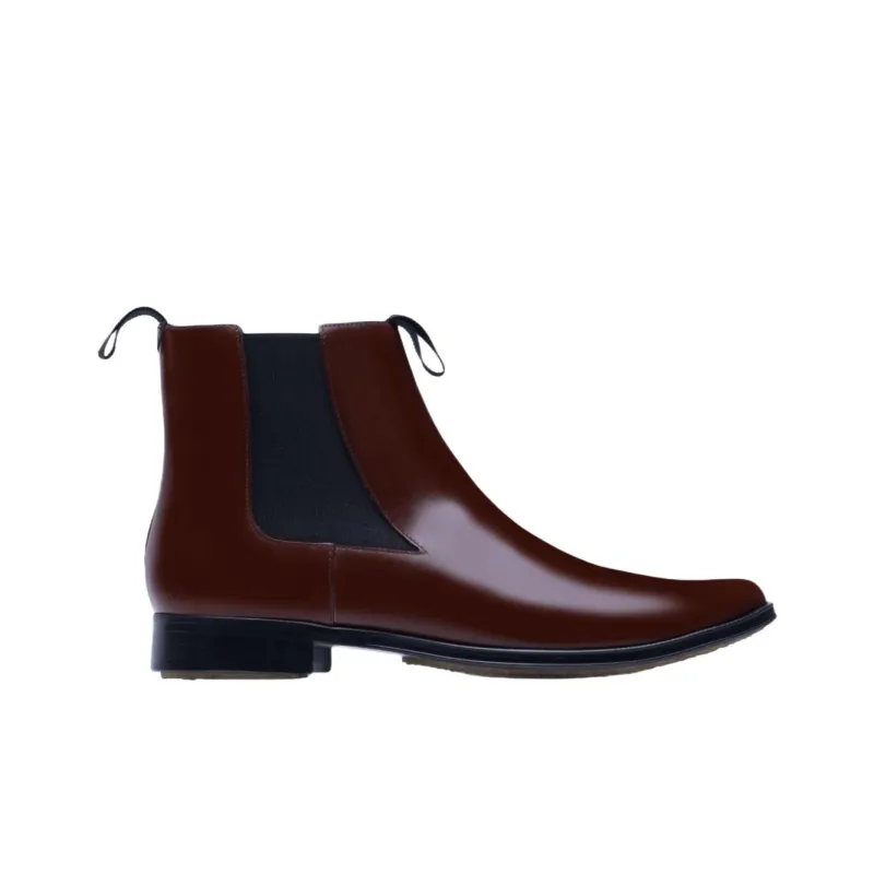 ADIEU PARIS Type192 Short Chelsea Boots Men's Gold Brown-1