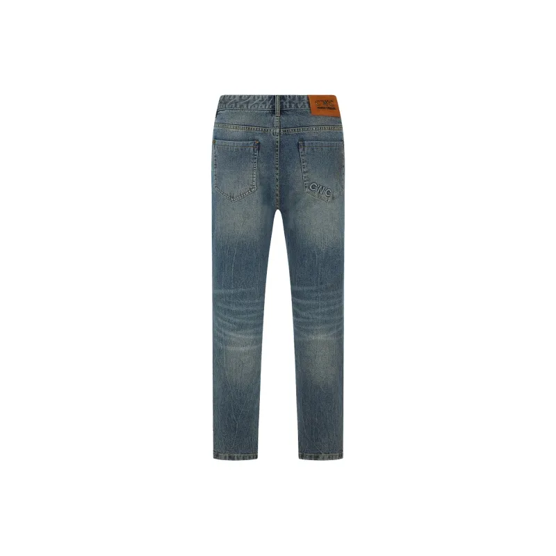C'N'C Rhythm Party Series Jeans Men's Denim Blue-1