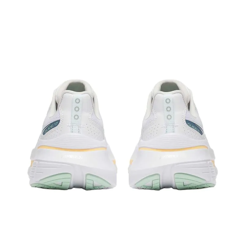 Saucony GUIDE 17 Anti Slip Wear Resistant Low Top Casual Running Shoes Women's White-3