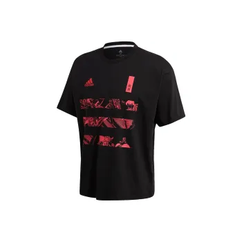 Adidas CAPTSUBA T Shirt Unisex Black/Pink