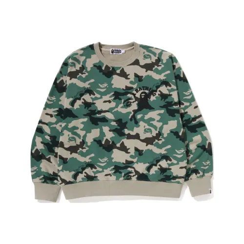 A BATHING APE SS23 WOODLAND CAMO Sweatshirts Men Green