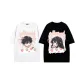 Black White Cartoon Figure Print 2 Pack