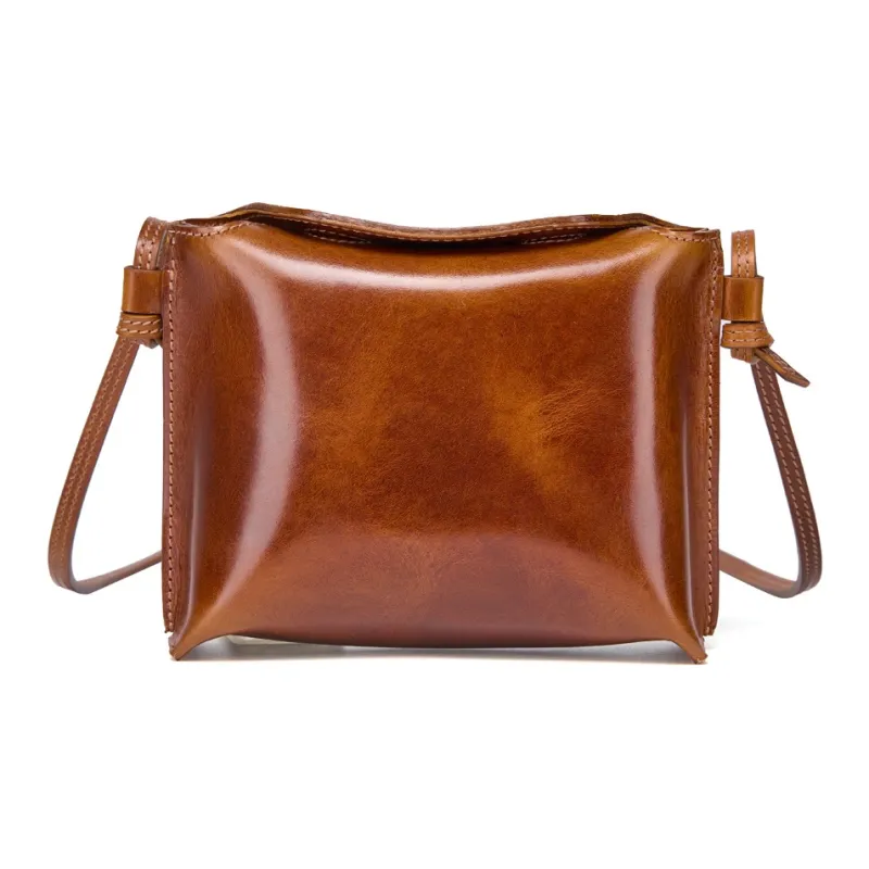 KAISER Top Grain Cow Leather Shoulder Bag Regular Women's Brown/Green/Black/Tobacco/Sunset Yellow-7