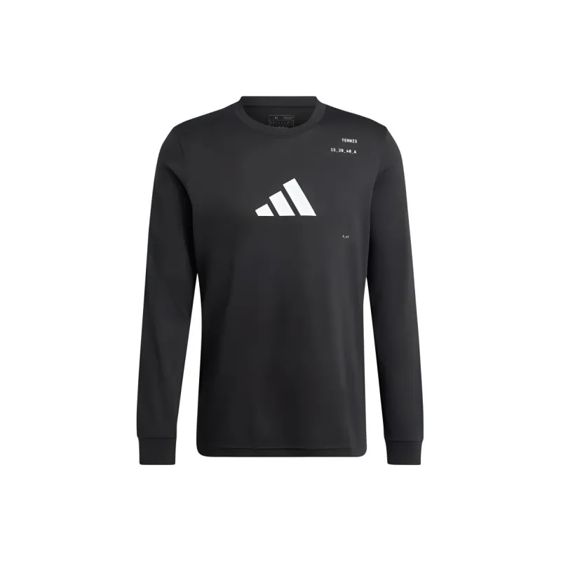 Adidas Free Shipping With AdiClub Tennis Graphic Long Sleeve Tee-0
