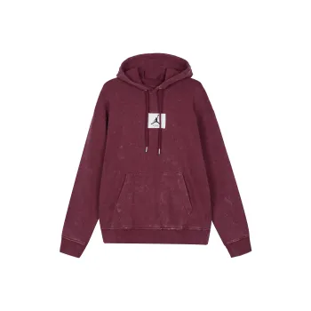 JORDAN Air Flight Sweatshirts Men Cherrywood Red