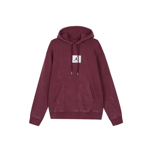 JORDAN Air Flight Sweatshirts Men Cherrywood Red