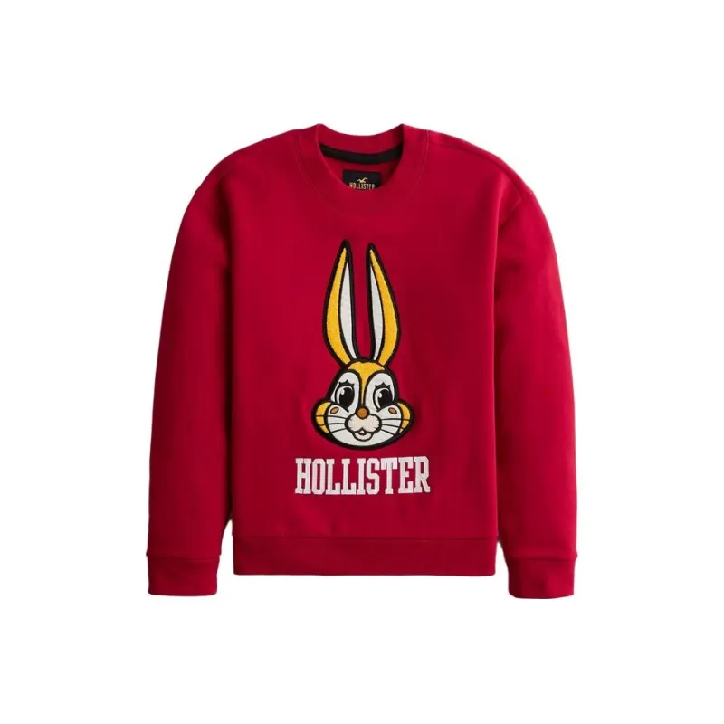 Hollister Sweatshirts Men Red-0