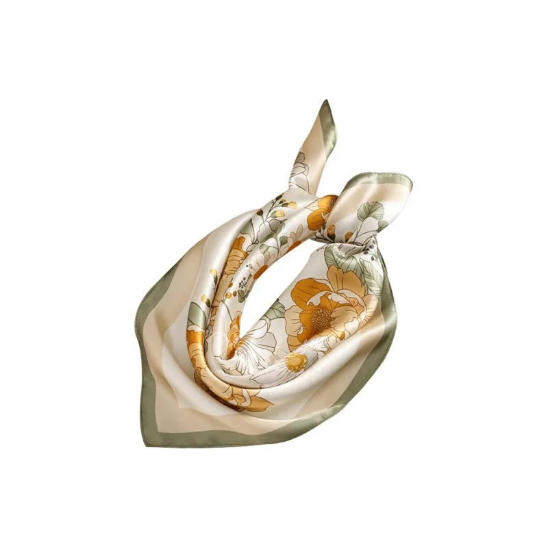 H YXIANG Silk Scarves Women's-6