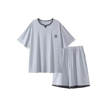 Good Fortune Pajama Set Men's Light Gray
