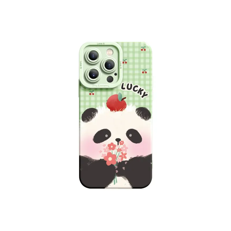 I Create My Art Silicone Material Camping Duck Phone Cases Compatible With Apple 11 16 Collection-3