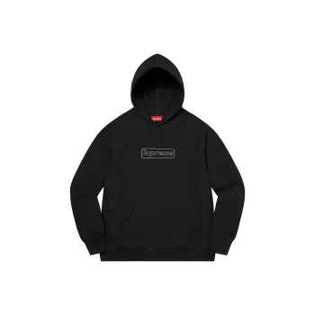 Supreme Kaws Chalk Logo Hooded Sweatshirt