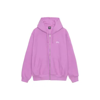 Stussy Stock Logo Zip Hoodie