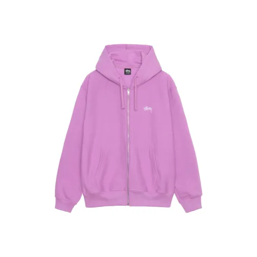 Stussy Stock Logo Zip Hoodie