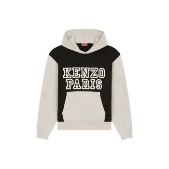 KENZO Colour block Stretch cotton Hoodie
