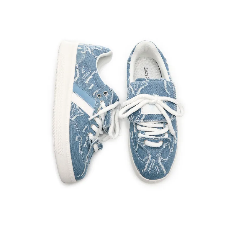 LAZY BONS Height Increasing, Abrasion Resistant, Lightweight, And Breathable Low Top Skateboard Shoes Unisex-16