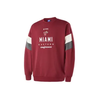 NBA Miami Heat Sweatshirts Unisex Deep Red