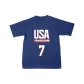 USA-Size 7 Short-Sleeved-Navy Blue