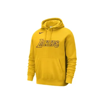 Nike Nba Los Angeles Lakers Courtside Fleece Loose Fit Hoodie