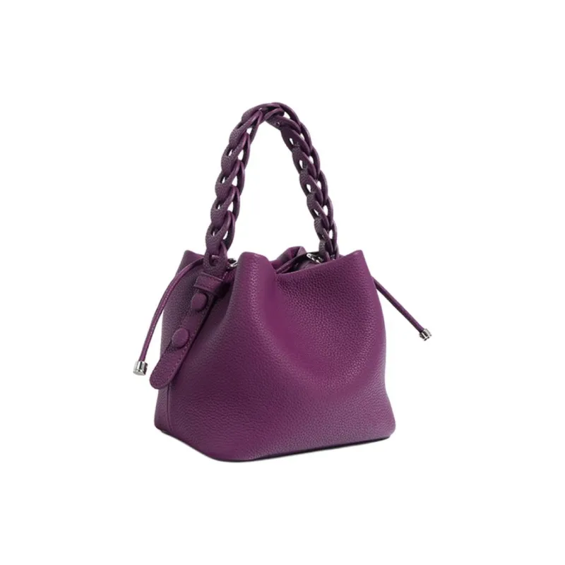 H YXIANG Cow Leather Handbag Regular Women's Multicolor-4