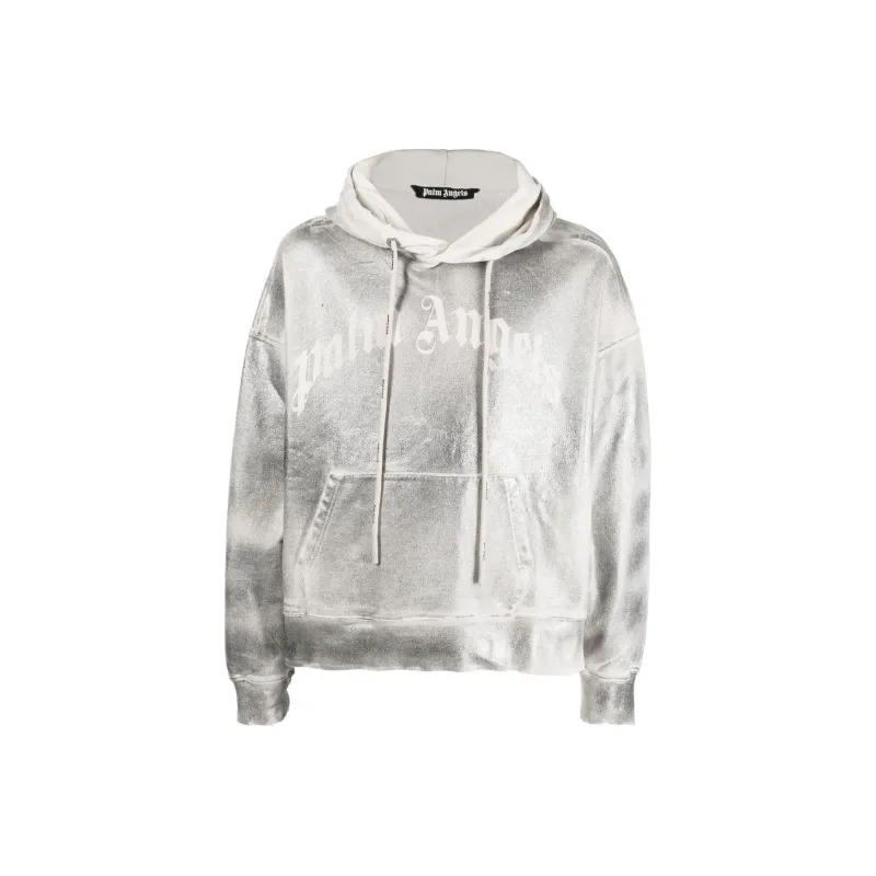 PALM ANGELS Metallic Hoodie-0