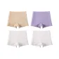 M1749-C Set-Country Floral-Apricot+Purple+White+White (4 Pack)