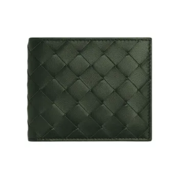 Bottega Veneta Cow Leather Wallet Men's Field Green