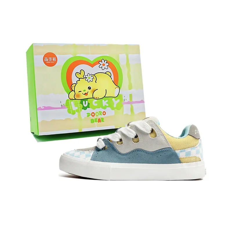 Budding Bear Height Increasing Abrasion Resistant Breathable Slip Resistant Low Top Skateboard Shoes Unisex-3