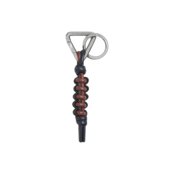 Bottega Veneta Lambskin Keychains Men's Black