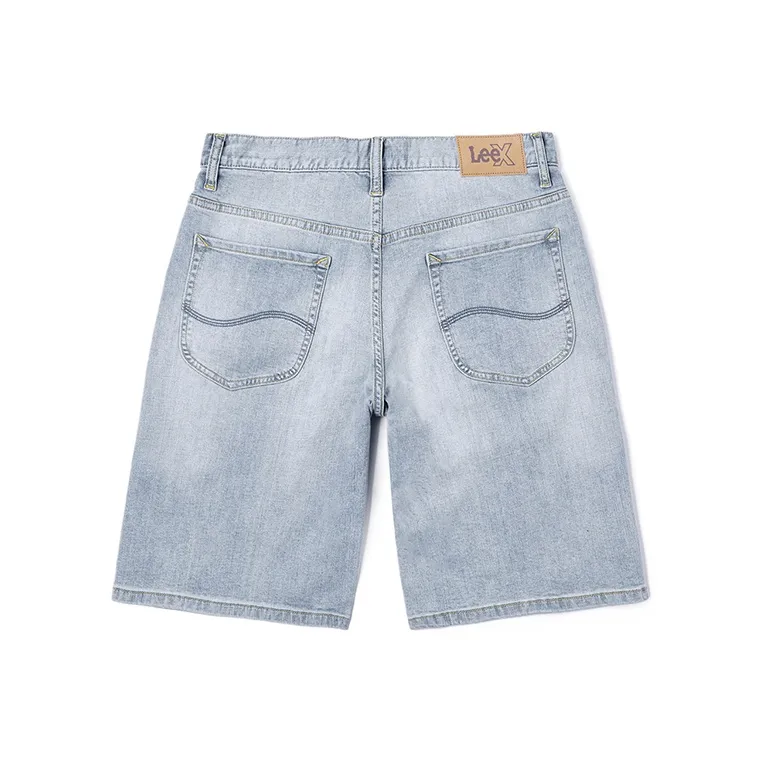 Lee SS25 Denim Shorts Men's Light Blue-1