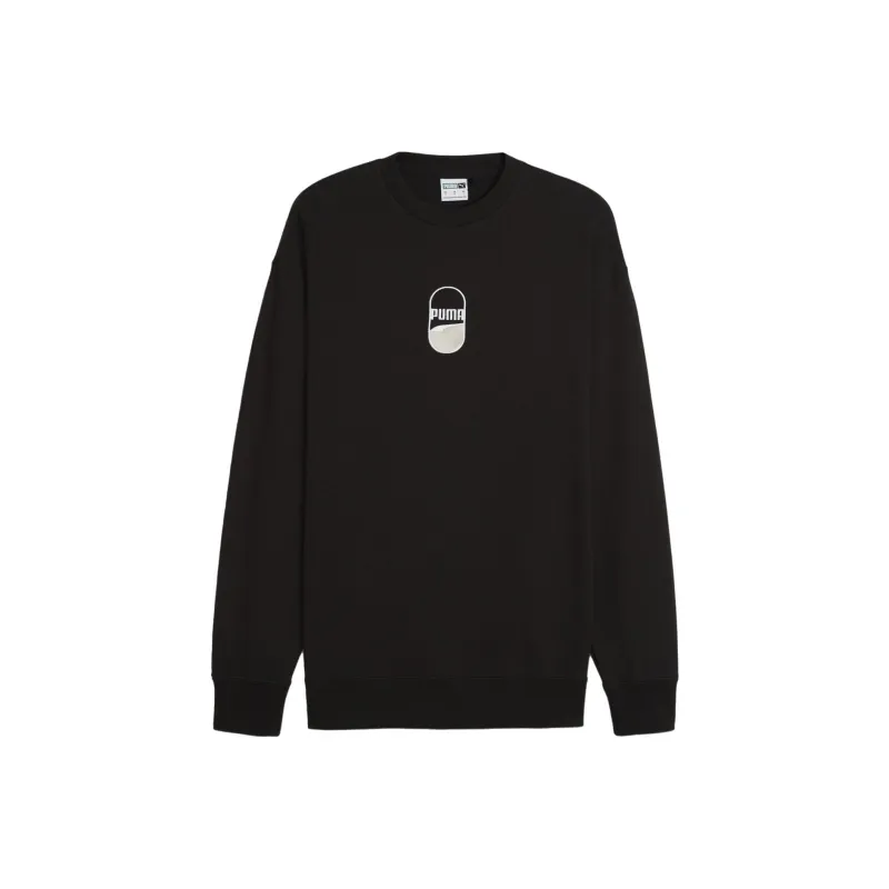 PUMA Downtown 180 Sweatshirt Unisex Black-0