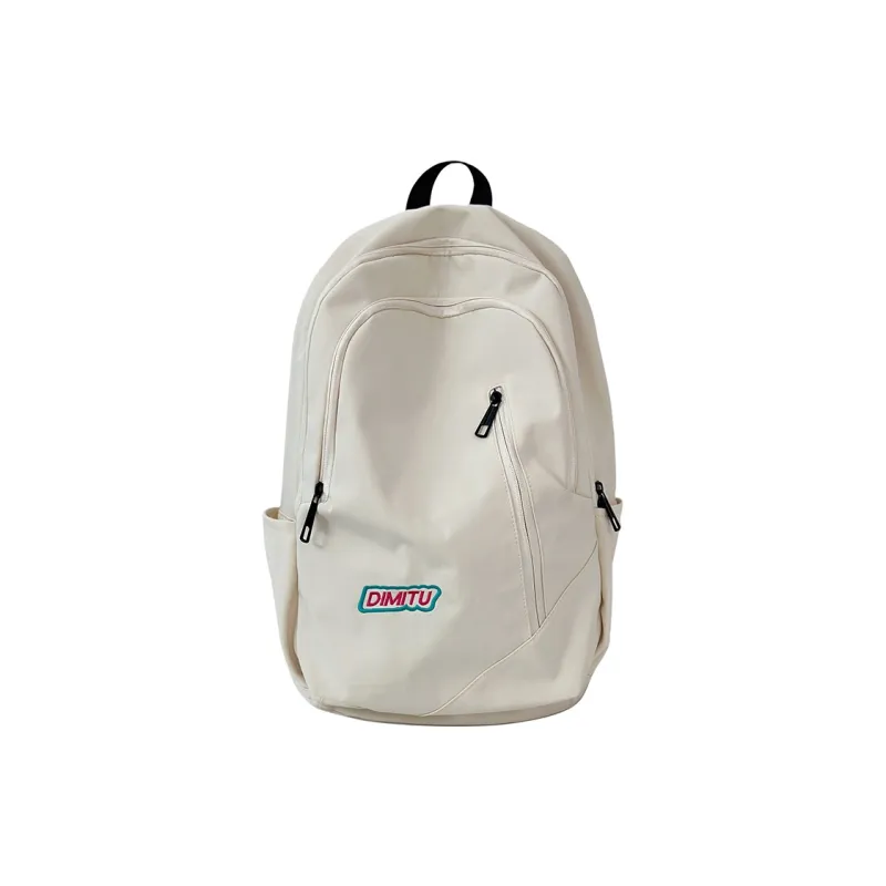 Single Warehouse Nylon Backpack Regular Unisex White/Blue/Purple/Black-0