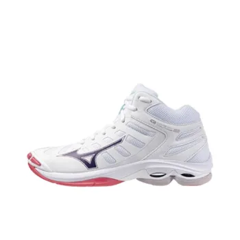 Mizuno Wave Voltage 2 Anti Slip Wear Resistant Mid Top Training Shoes Women's White