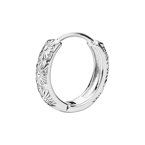 FOREVER MELODY 925 Sterling Silver Earrings Men's-4